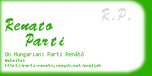 renato parti business card